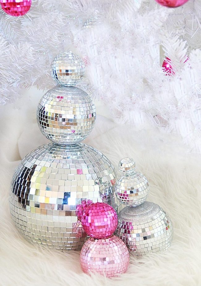 Silver Disco Ball Sparkle