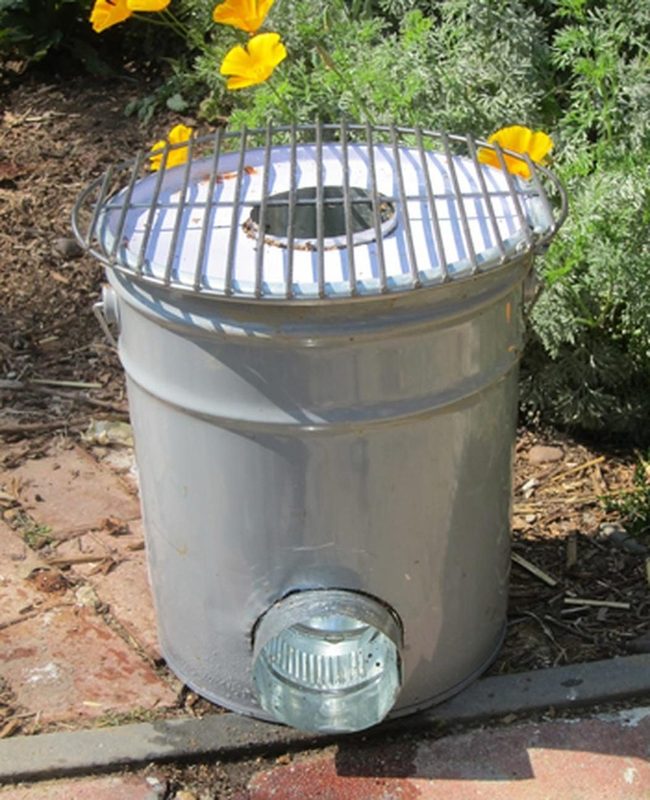 Silver Reflective Drum Grill