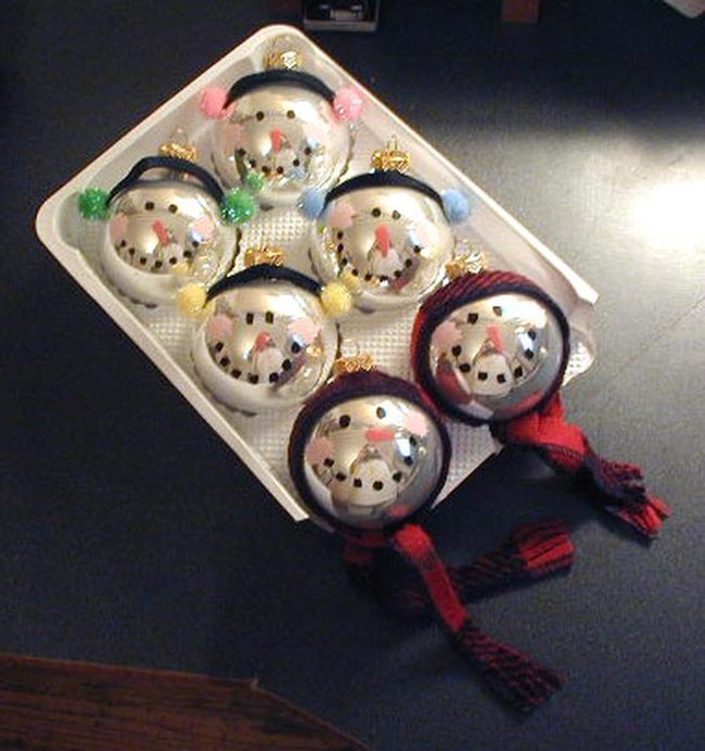 Silver Snowman Light Catchers