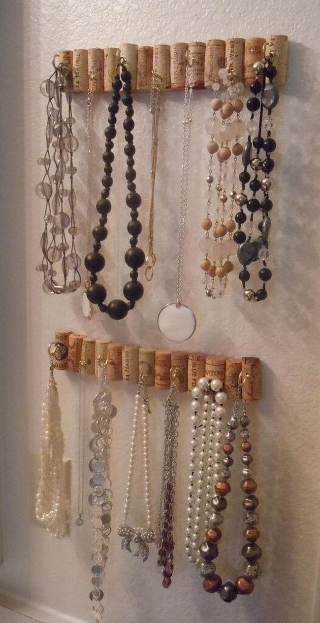 Cork Display Jewelry Wall