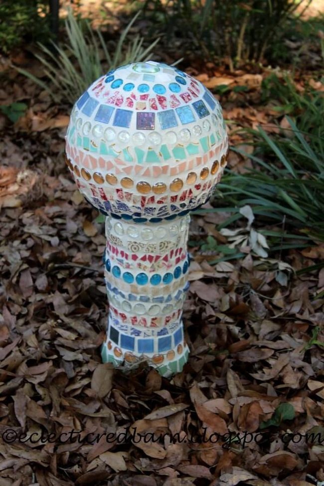 Shattered Dishes Garden Mosaic