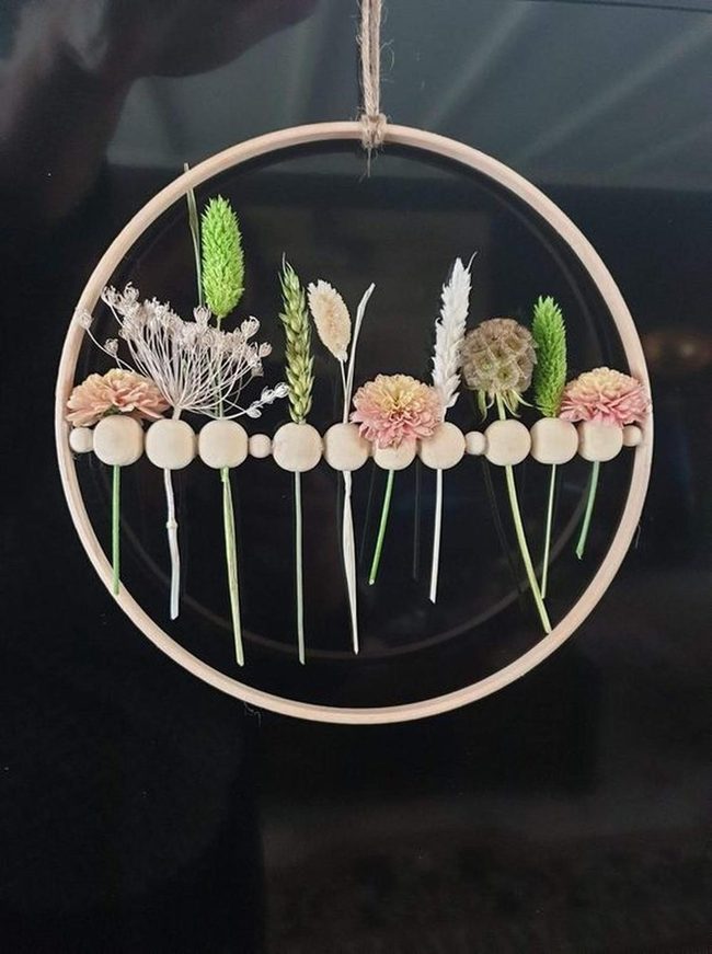 Dried Botanicals In Wooden Frames