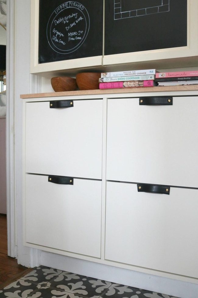 White Cabinets, Wooden Warmth