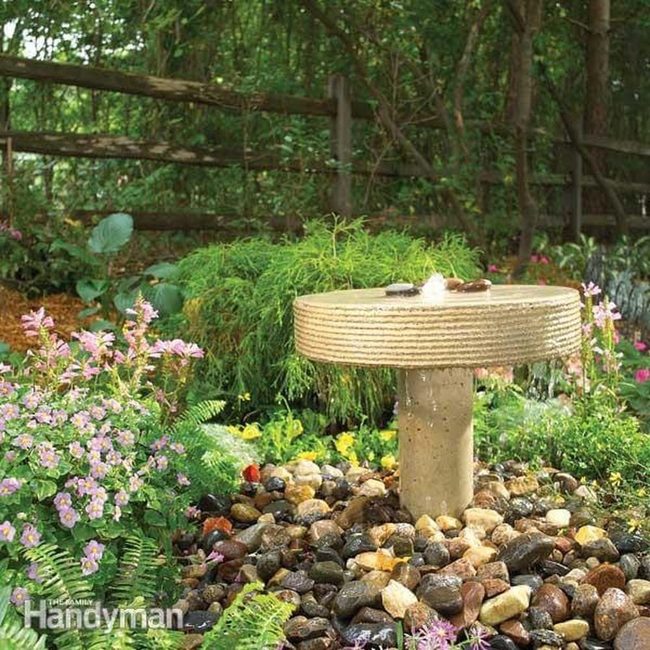 Concrete Fountain Water Feature
