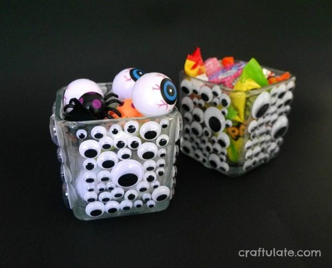Googly Eyes Glass Containers