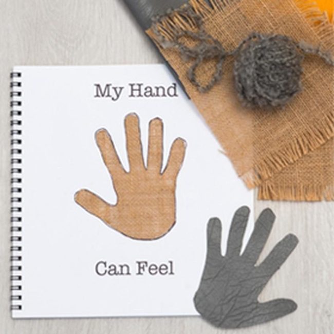 Hand-Shaped Book Texture