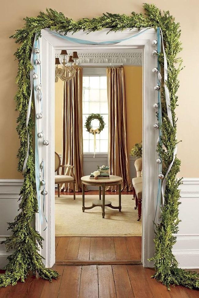 Golden Light Through Green Garland