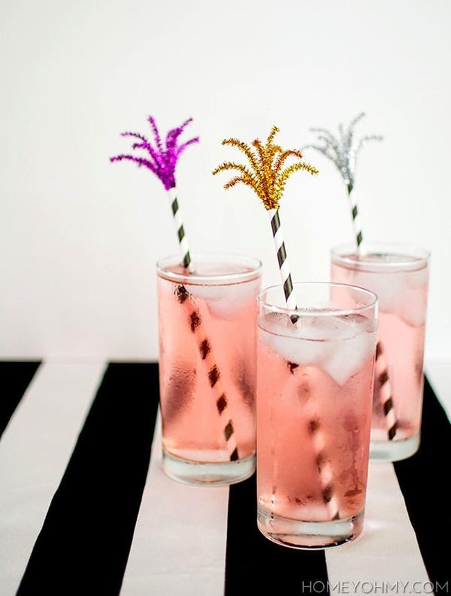 Pink Fizz Striped Celebration