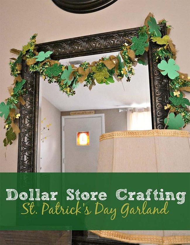 Green Gold St. Patrick'S Garland