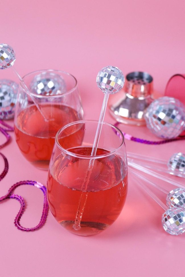 Pink Disco Cocktail Sparkle