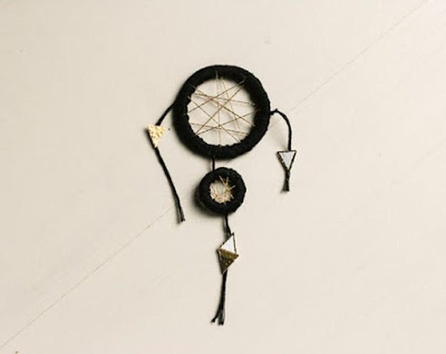 Golden Thread Black Rings