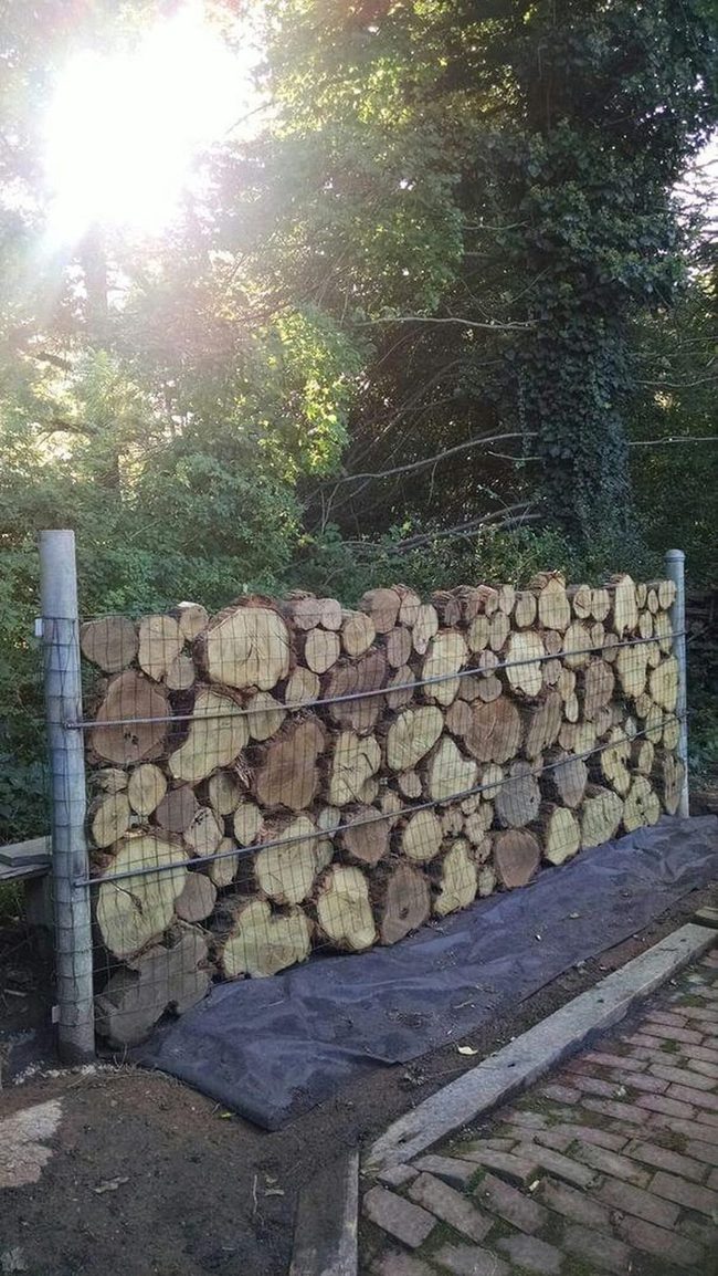 Stacked Firewood Focal Point