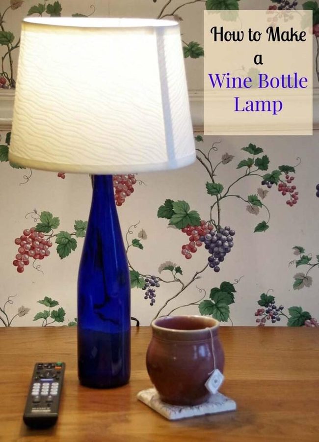 Recycled Wine Bottle Lamps