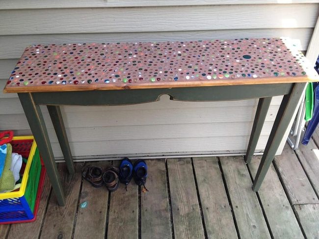 Colorful Glass Marble Mosaic