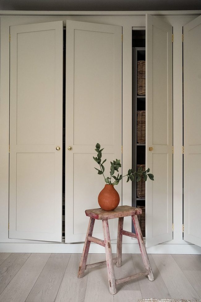 Brass Hardware Elevates Budget Bookcases
