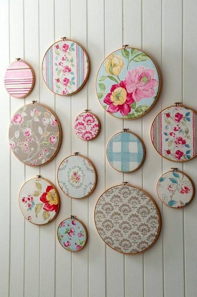 Pastel Fabric Hoops Gallery