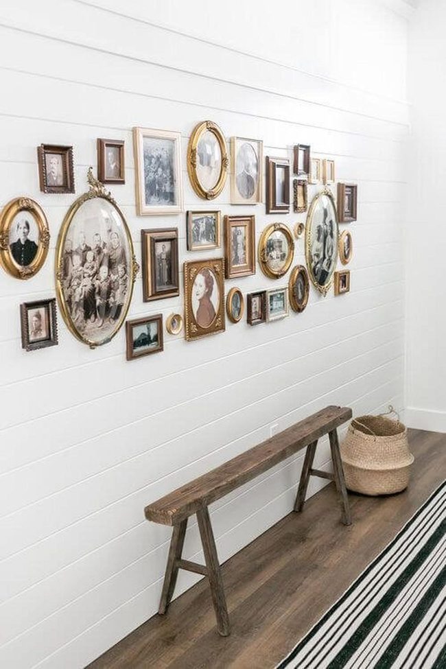 Golden Frame Gallery Wall