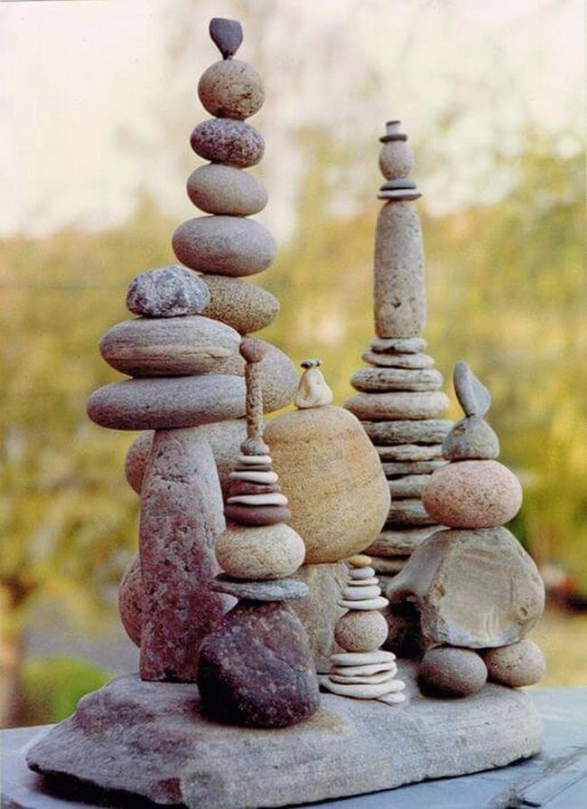 Balanced Stone Towers Earth