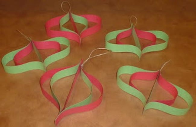 Crimson And Emerald Paper Stars