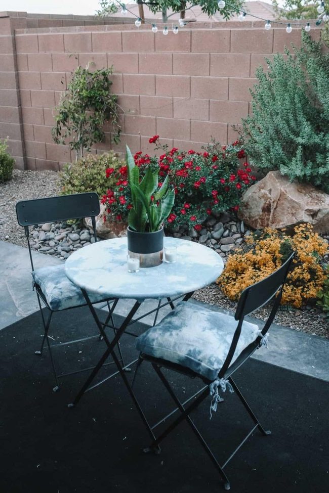 Painted Bistro Set Refresh