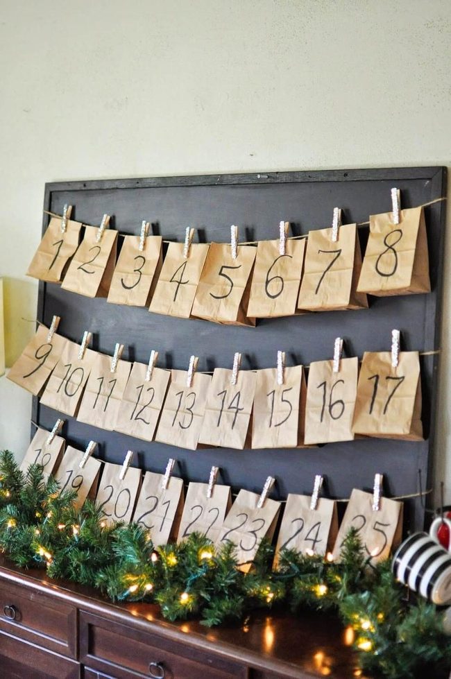 Painted Calendar Pages Into Decor