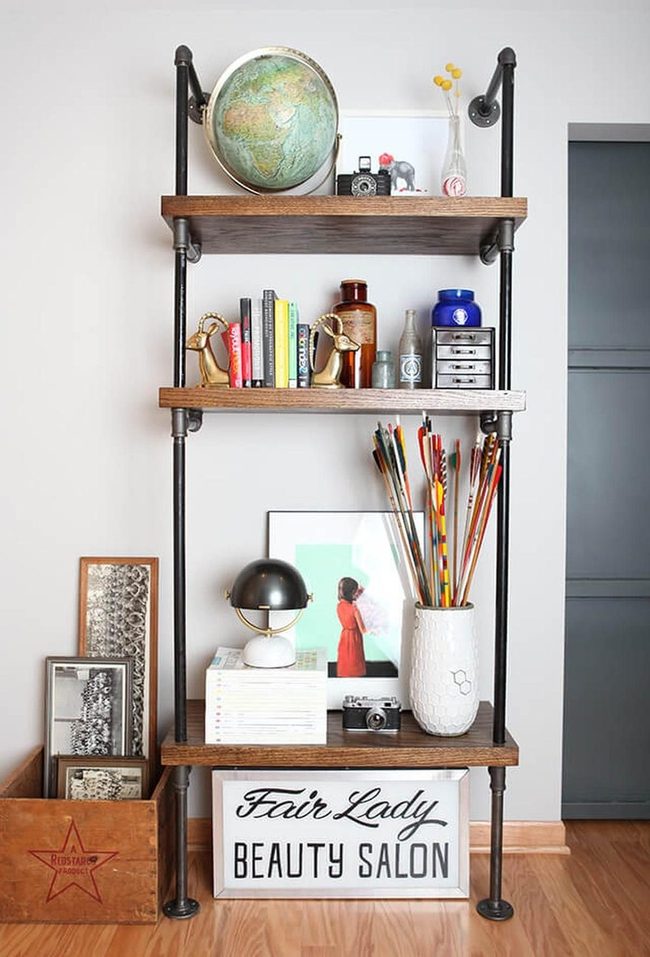 Industrial Pipe Shelving Heights