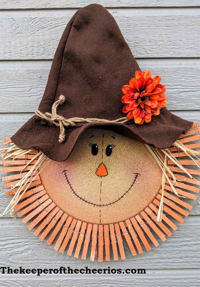 Glitter Scarecrow Pizza Pan