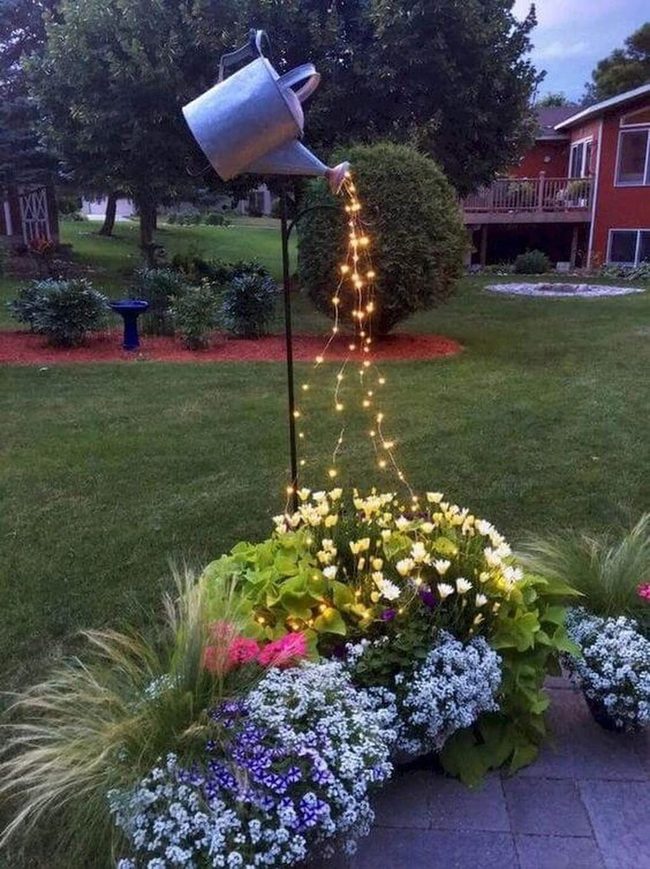 Vintage Watering Can Light Cascade
