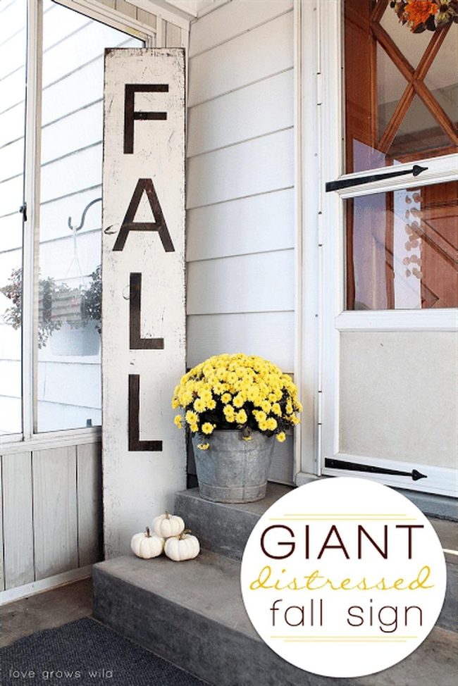 Gray Steps, Yellow Flowers, Fall
