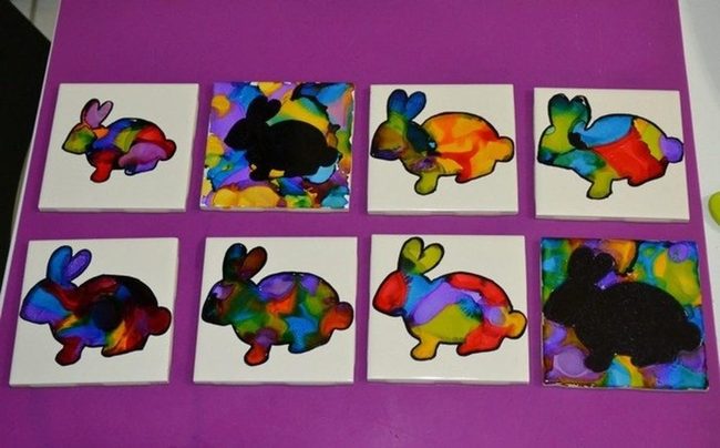Colorful Rabbits Pop Everywhere