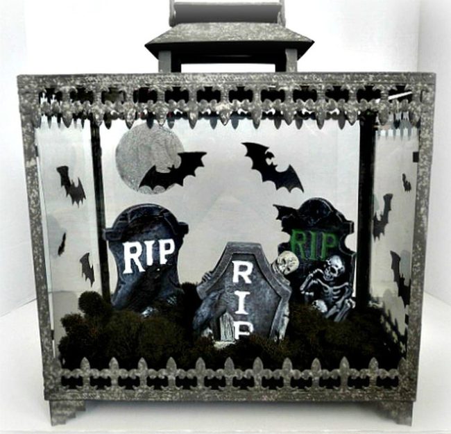 Graveyard Glass Lantern