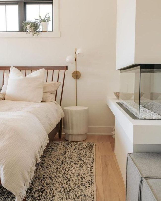 Cream And Wood Bedroom Serenity