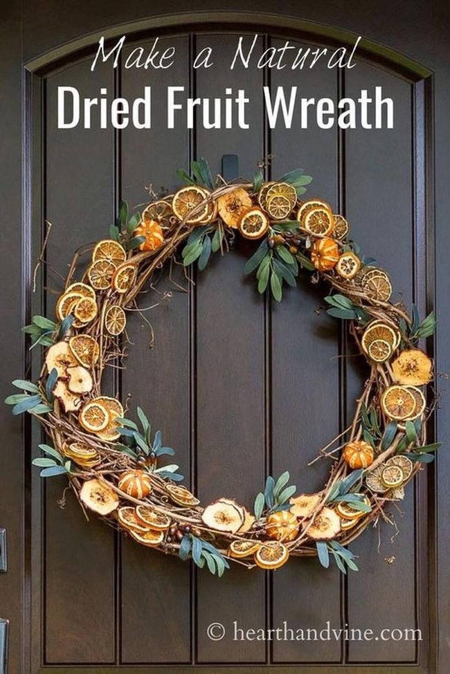 Citrus Slice Door Welcome