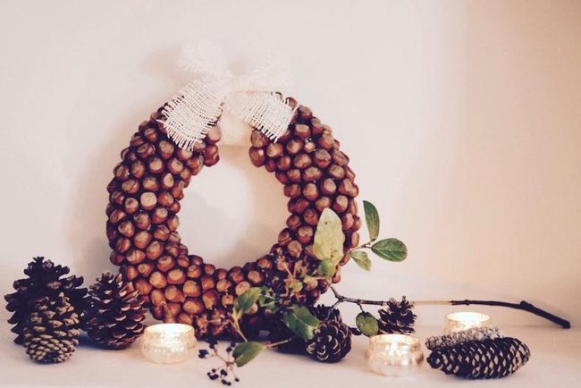 Pinecone And Evergreen Wreath