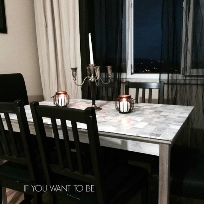 Black Chairs, Candlelit Elegance