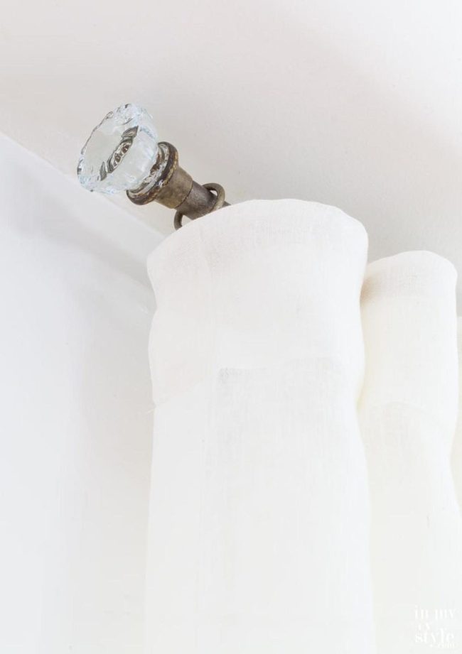 Weathered Metal Curtain Rods