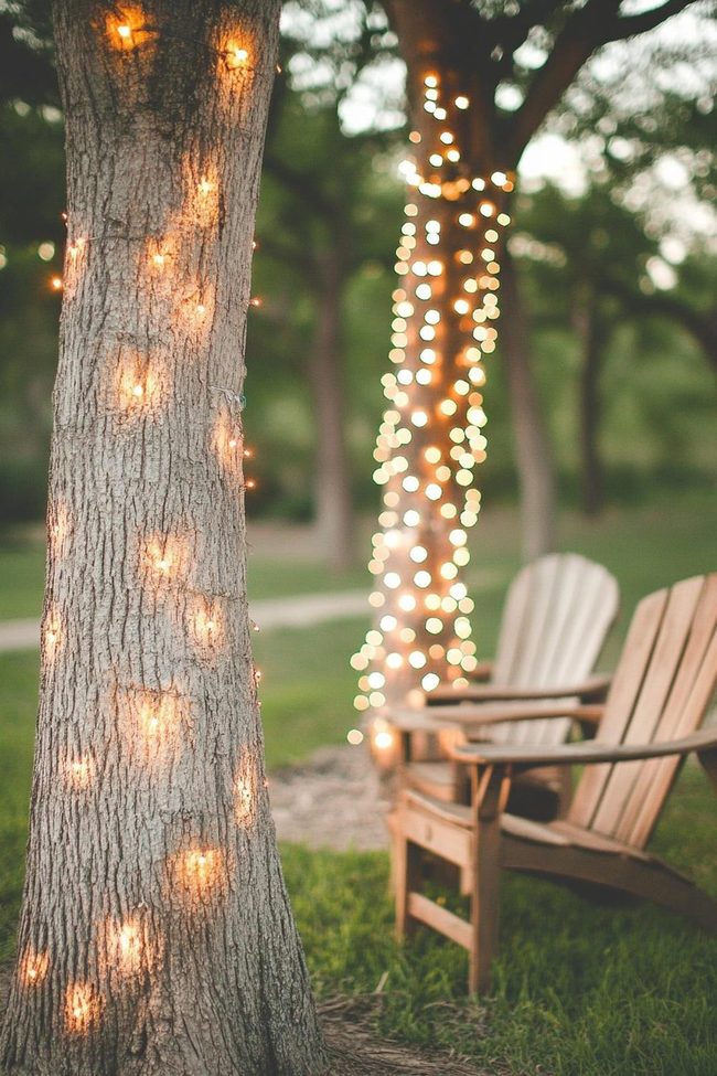 Yard String Lights Transform Spaces