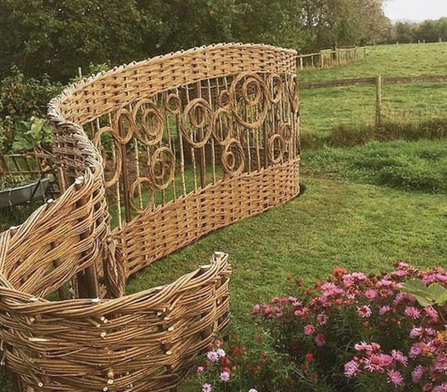 Woven Willow Garden Borders