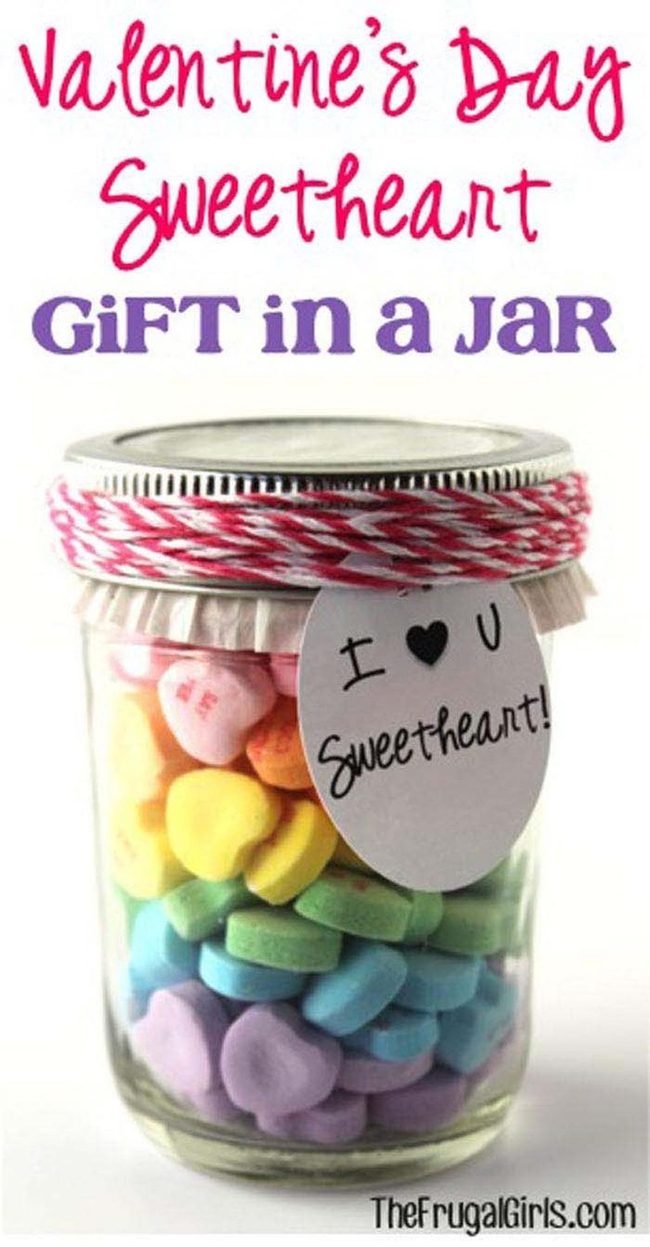 Colorful Candy Jar Gift