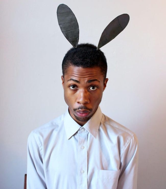 Black Bunny Ears Statement
