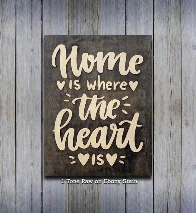 Black Wall Wooden Letters