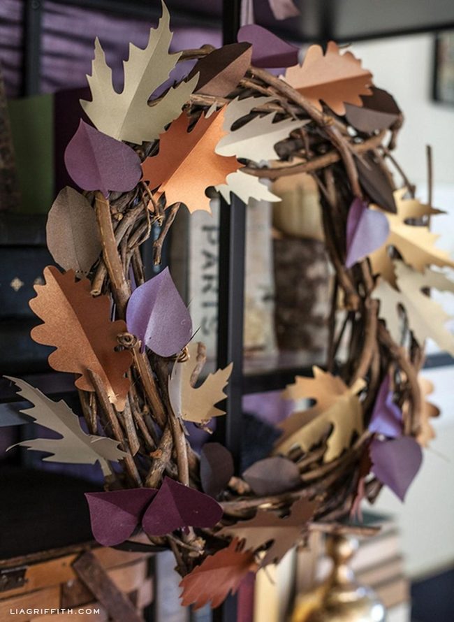 Twisted Grapevine Autumn Wreath