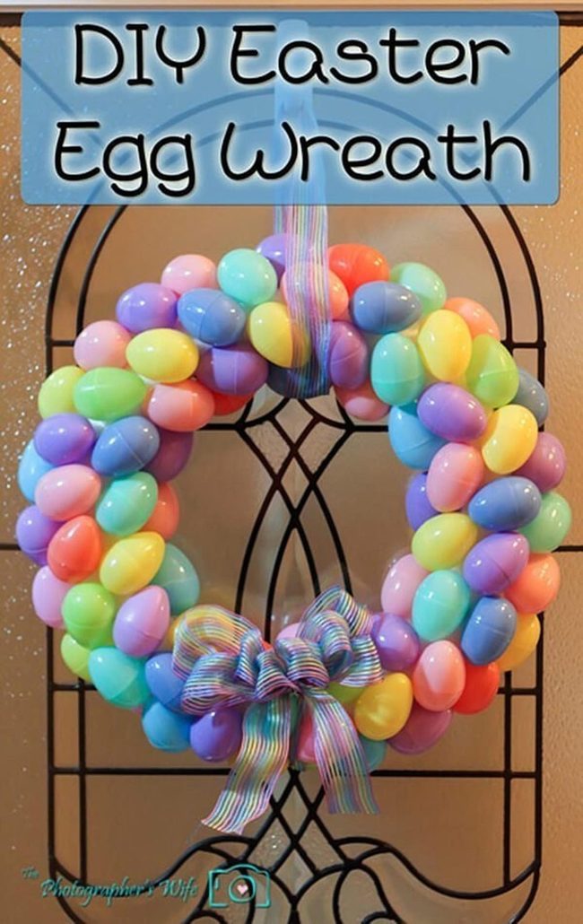 Pastel Egg Wreath Spring