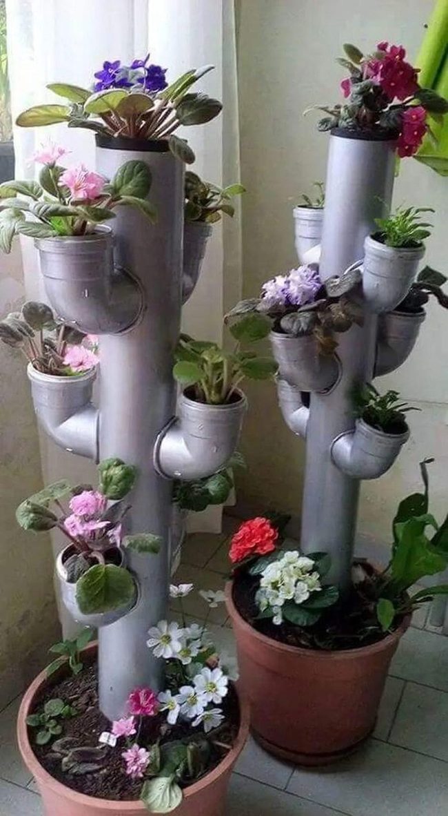 Cascading Flower Tower Garden