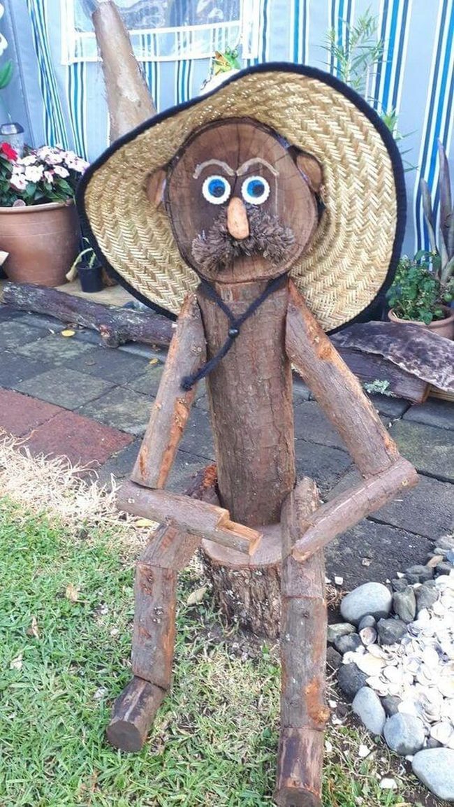 Carved Tree Stump Sculptures