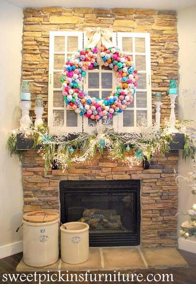 Foam Noodle Holiday Wreath