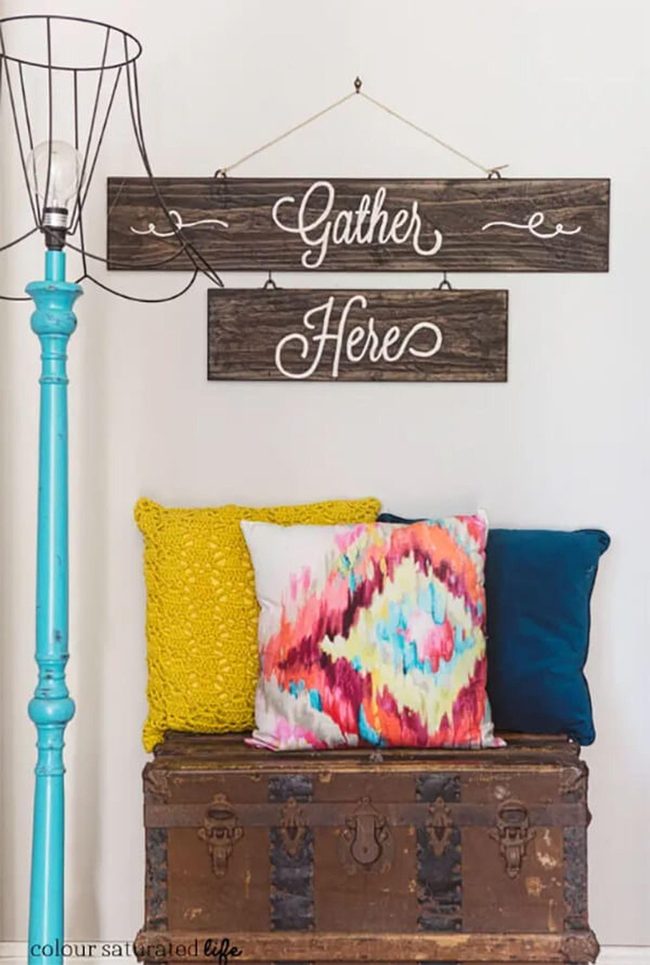 Handwritten Wood Art Signs