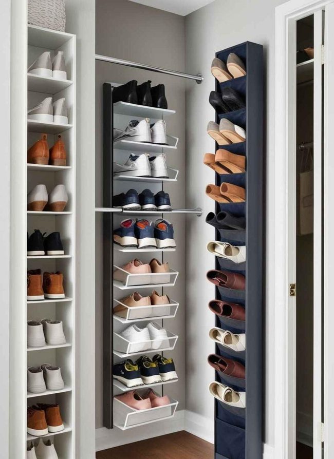 Wall-Mounted Shoe Display Solutions