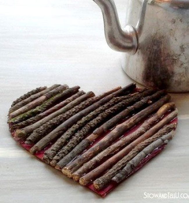 Twig Heart Wall Art