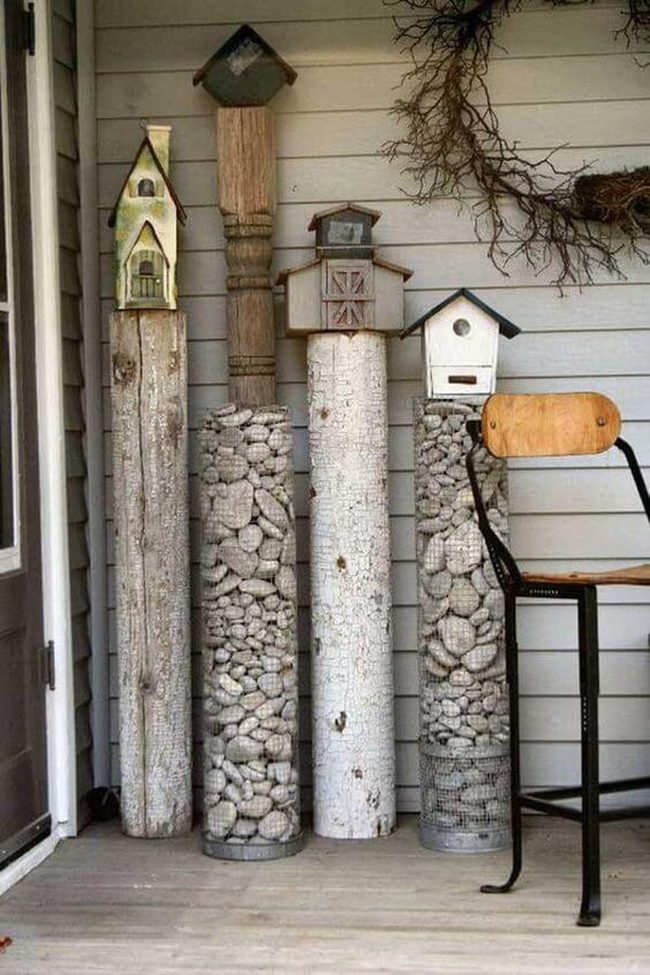 Mixed Stone Tower Sculptures